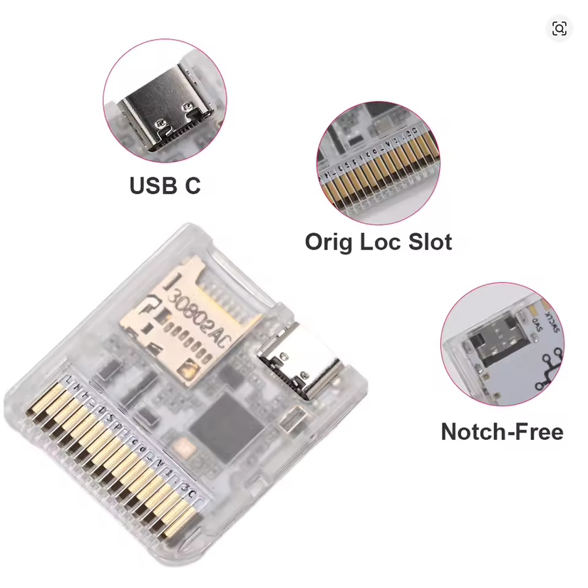 DSpico USB-C Flashcart For NDS NDSL DSi 3DS Consoles