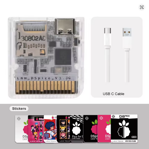 DSpico USB-C Flashcart For NDS NDSL DSi 3DS Consoles